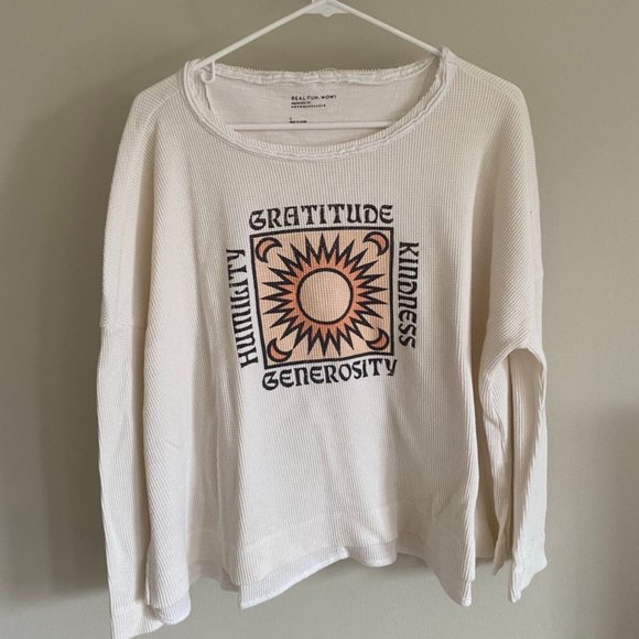 Anthropologie Tops - Anthropologie long sleeve graphic tee - size S